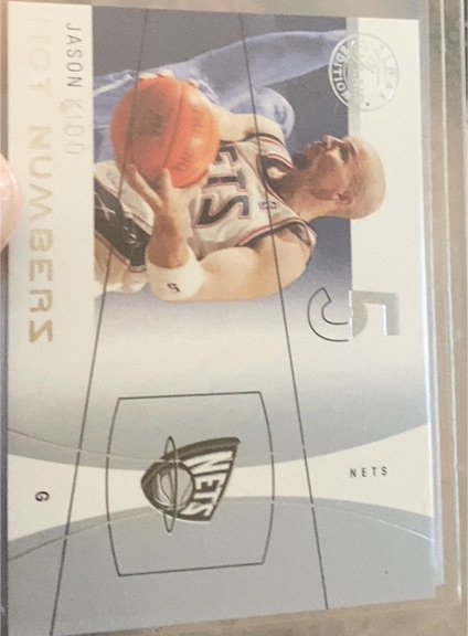2003-04 Fleer Final Edition Hot Numbers #1 Jason Kidd — front