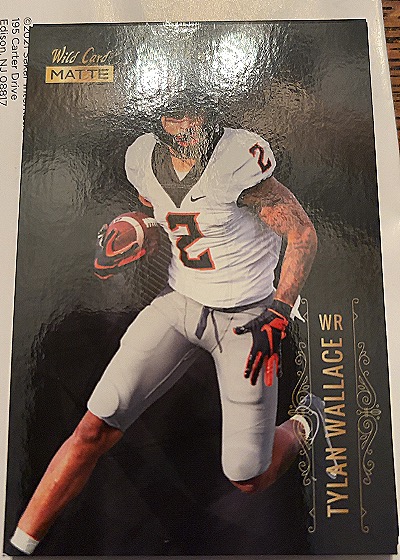 2021 Wild Card Matte #MBC-56 Tylan Wallace — front