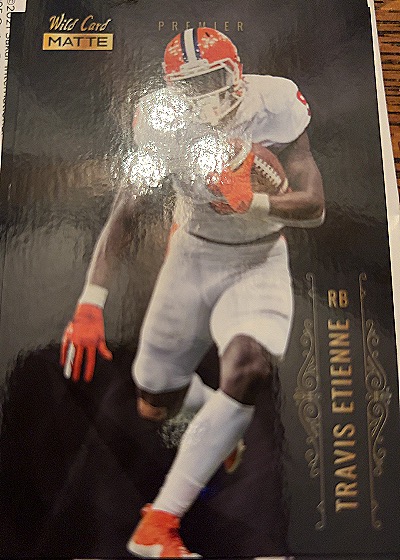 2021 Wild Card Matte #MBC-10 Travis Etienne — front
