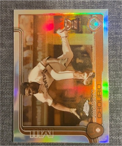 2025 Topps Chrome #262 Jackson Chourio — front