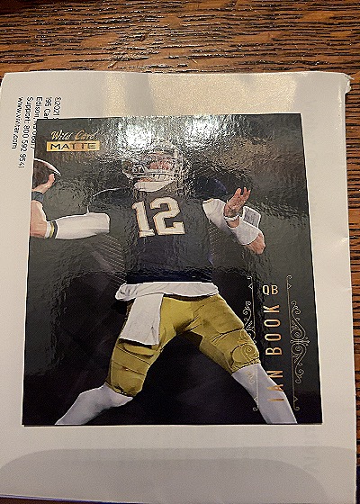 2021 Wild Card Matte Black #MBC-26 Ian Book RC — front