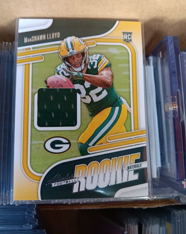 2024 Panini Absolute #ARM-MLD MarShawn Lloyd Absolute Rookie Materials — front