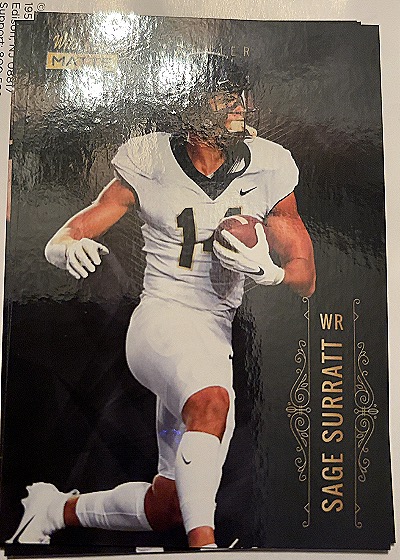 2021 Wild Card Matte #MBC-69 Sage Surratt — front