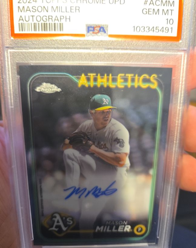 2024 Topps Chrome Update #ACMM Mason Miller — front