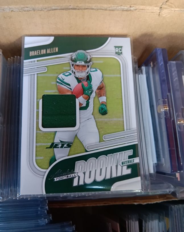 2024 Panini Absolute Rookie Materials #ARM-BAN Braelon Allen — front