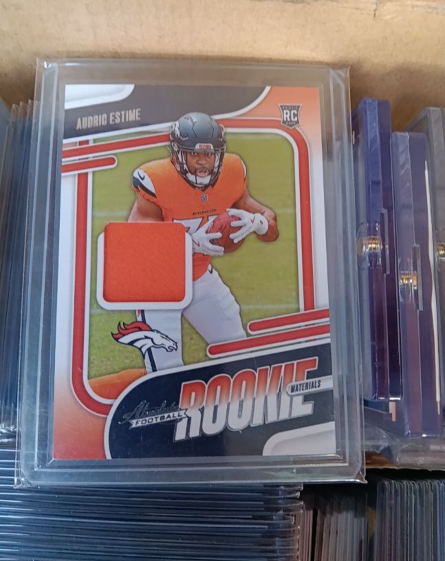 2024 Panini Absolute Rookie Materials #ARM-AEE Audric Estime — front