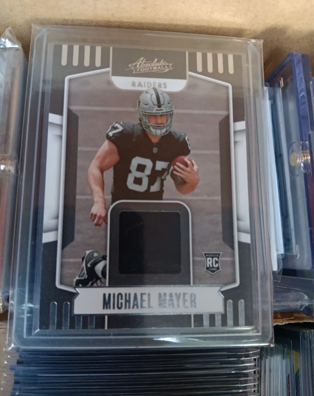 2023 Panini Absolute Absolute Rookie Materials #ARM-13 Michael Mayer — front