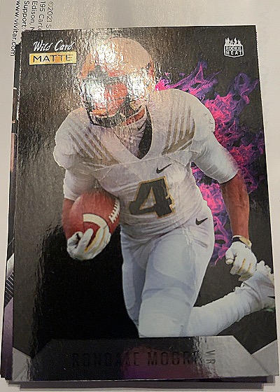 2021 Wild Card Matte Premier Rookie Heat Purple Rondale Moore #MRHR-25 — front