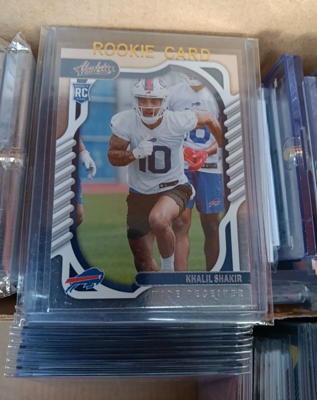 2022 Panini Absolute #179 Khalil Shakir Rookie Card — front