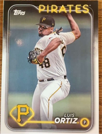 2024 Topps Luis Ortiz Pittsburgh Pirates — front