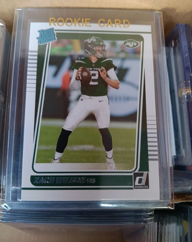 2021 Donruss #252 Zach Wilson — front
