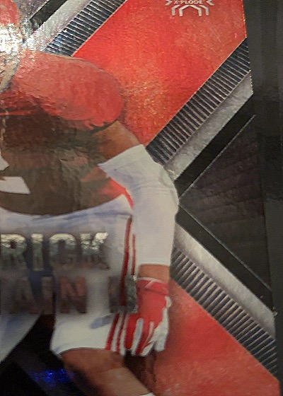 2023 Panini Wild Card Matte X-plode Chase Red #MXP-JM J.J. McCarthy — front