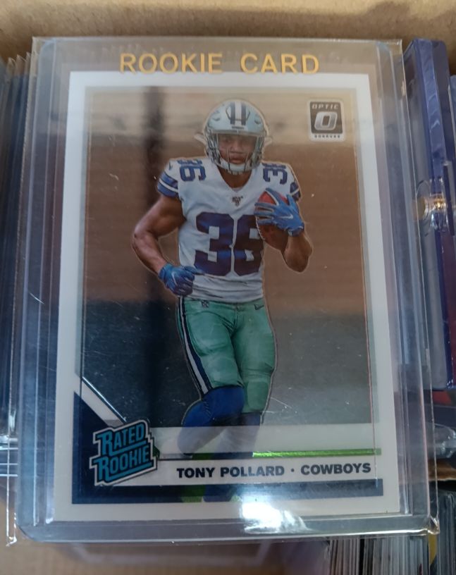 2019 Panini Donruss Optic #187 Tony Pollard — front