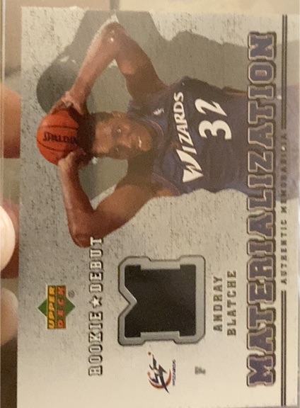 2006-07 Upper Deck Rookie Debut Materialization #MT-AB Andray Blatche — front