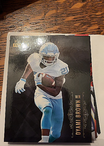 2021 Wild Card Matte Football #MBC-51 Dyami Brown — front