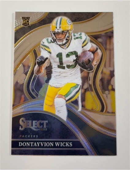 2023 Panini Select Club Level #271 Dontayvion Wicks — front