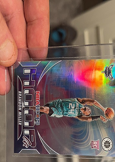 2023-24 Panini NBA Hoops Premium Stock Hoopla Brandon Miller — front