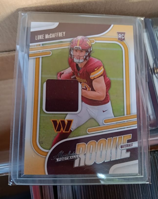 2024 Panini Absolute #ARM-LMY Luke McCaffrey — front