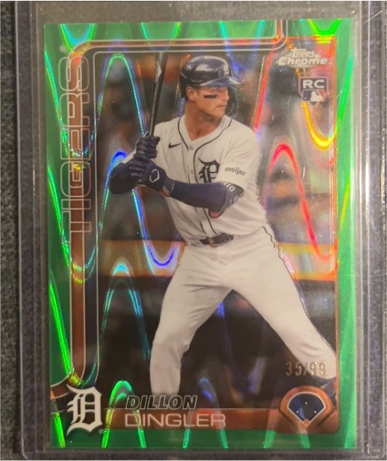 2025 Topps Chrome #274 Dillon Dingler — front