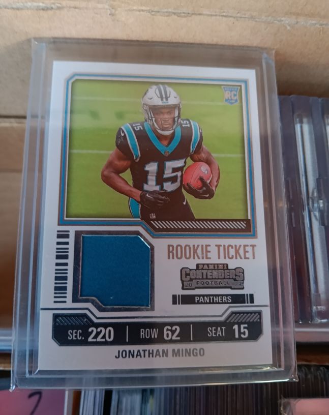 2023 Panini Contenders Rookie Ticket #TS19 Jonathan Mingo — front