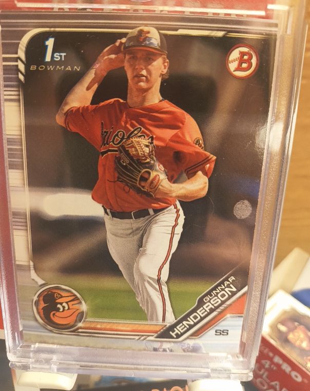 2019 Bowman Draft #BD22 Gunnar Henderson — front
