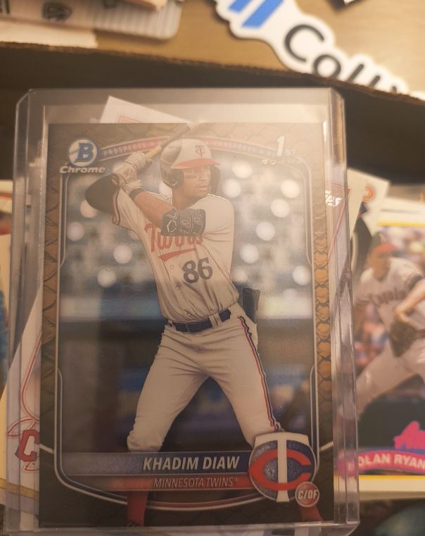 2025 Bowman Chrome Prospects #BCP-77 Khadim Diaw — front