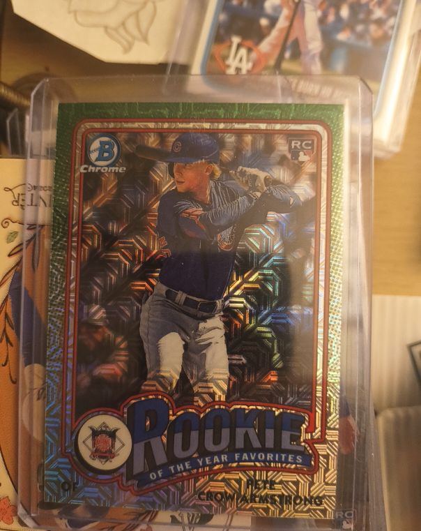 2024 Bowman Chrome Rookie of the Year Favorites #ROY-13 Pete Crow-Armstrong — front