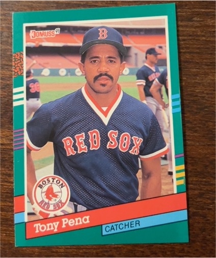1991 Donruss #456 Tony Pena — front