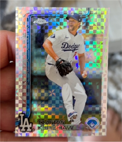 2025 Topps Chrome #88 Clayton Kershaw — front
