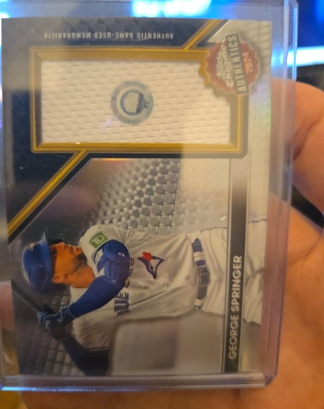 2024 Topps Chrome #TCA-GSP George Springer — front