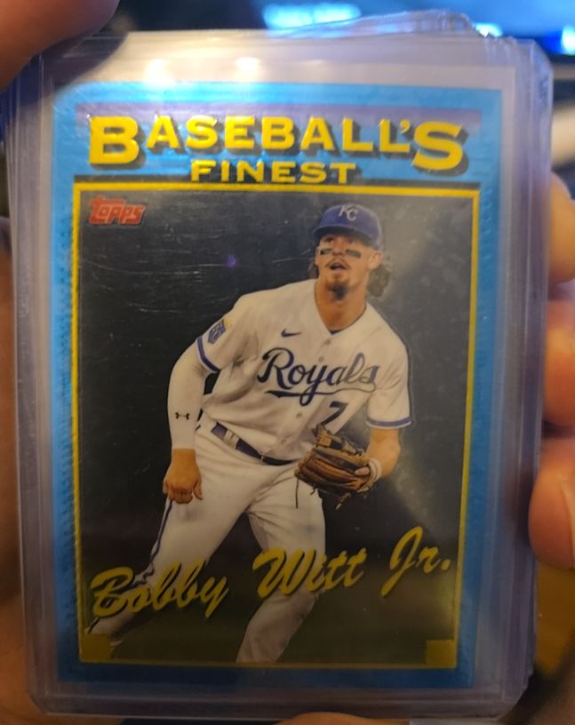 2024 Topps Finest #93-15 Bobby Witt Jr. — front