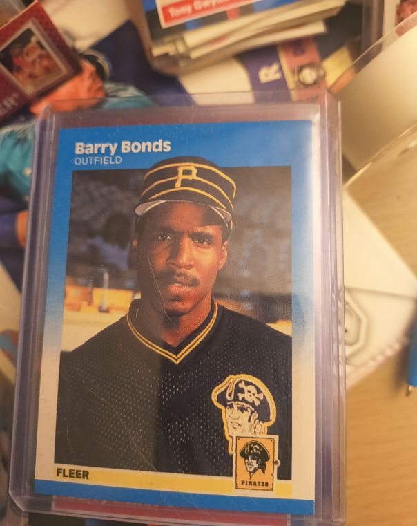 1987 Fleer #604 Barry Bonds — front