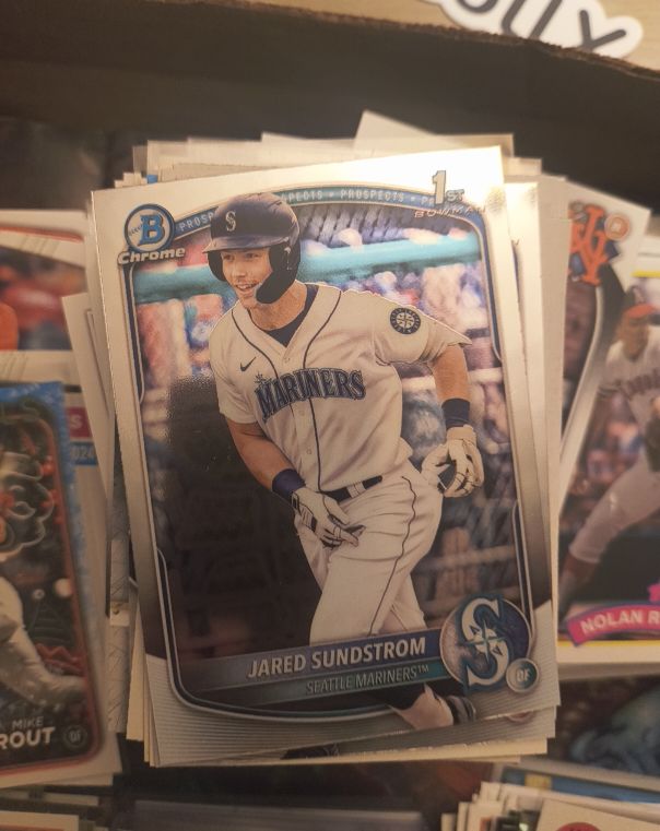 2025 Bowman Chrome #BCP-85 Jared Sundstrom — front