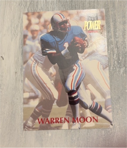1992 Pro Set Power #1 Warren Moon — front