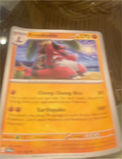 2023 Pokémon Scarlet & Violet #117 Krookodile — front