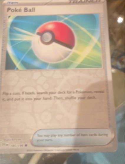 2023 Pokémon Scarlet & Violet #185 Poke Ball — front
