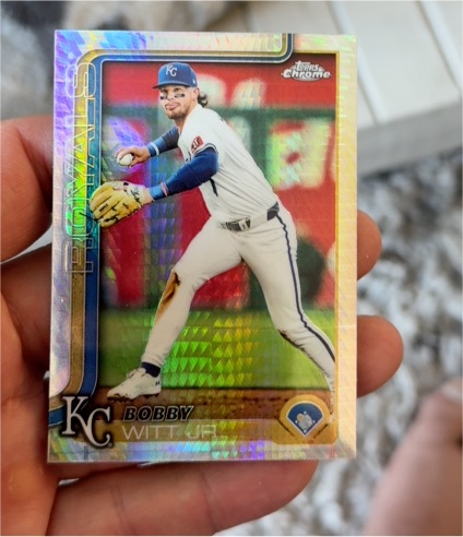 2025 Topps Chrome #93 Bobby Witt Jr. — front