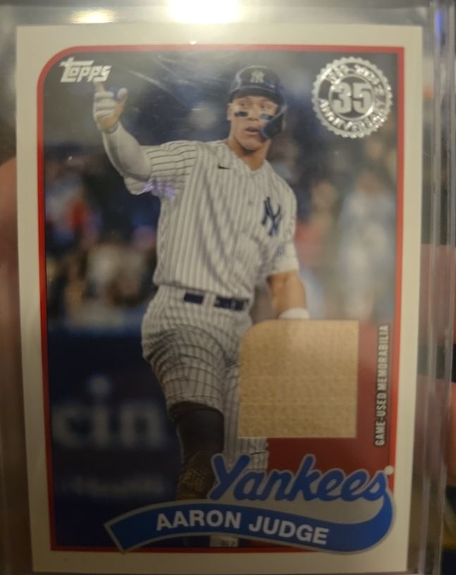 2024 Topps Series 2 1989 Topps Relic #89R2-AJ Aaron Judge — front