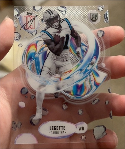 2024 Topps Signature Class Fluidity #F-9 Xavier Legette — front