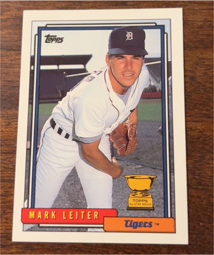 1992 Topps #537 Mark Leiter — front