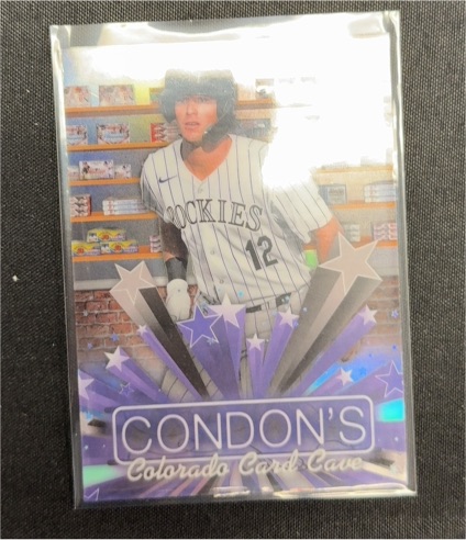 2025 Bowman Chrome #HS-14 Charlie Condon Colorado Card Cave — front