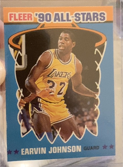 1990 Fleer All-Stars #4 Earvin Johnson — front