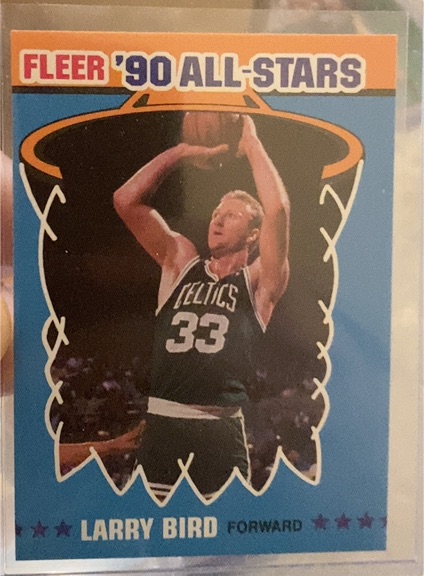 1990 Fleer '90 All-Stars #2 Larry Bird — front