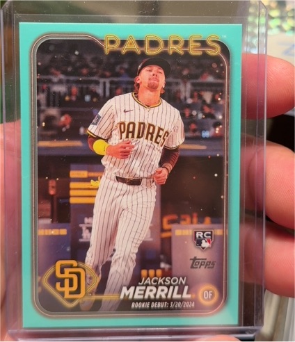 2024 Topps Update #US169 Jackson Merrill — front