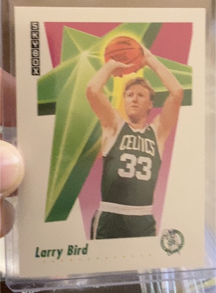1991-92 SkyBox #12 Larry Bird — front