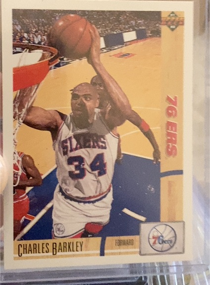 1991-92 Upper Deck #345 Charles Barkley — front