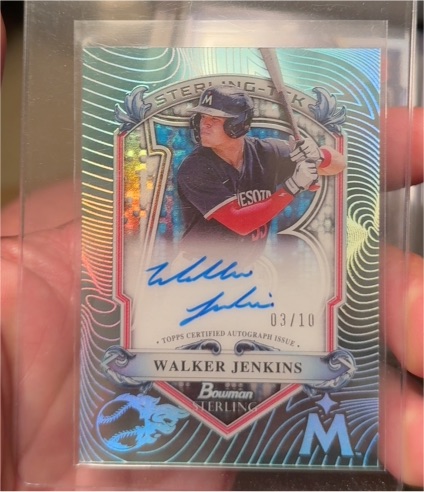 2024 Bowman Sterling Tek #03/10 Walker Jenkins — front
