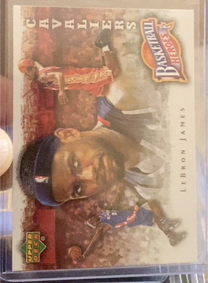 2007-08 Upper Deck Basketball Heroes #LJ-8 LeBron James — front