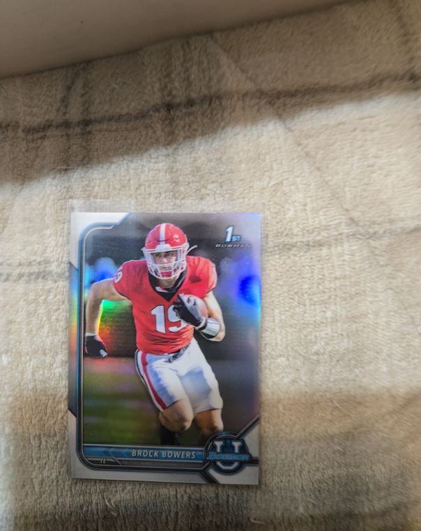 2022 Bowman Chrome University #19 Brock Bowers — front