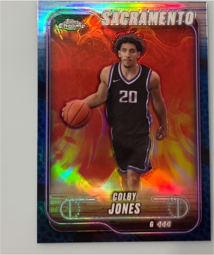 2024-25 Topps Chrome #192 Colby Jones — front